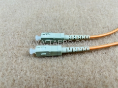 Multimode 50/125 um OM2 Simplex SC UPC 3 mm Glasfaser-Patchkabel