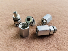 Wasserdichter RG11-Aluminium-Durchgangsstecker für CATV