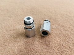 Wasserdichter RG11-Aluminium-Durchgangsstecker für CATV