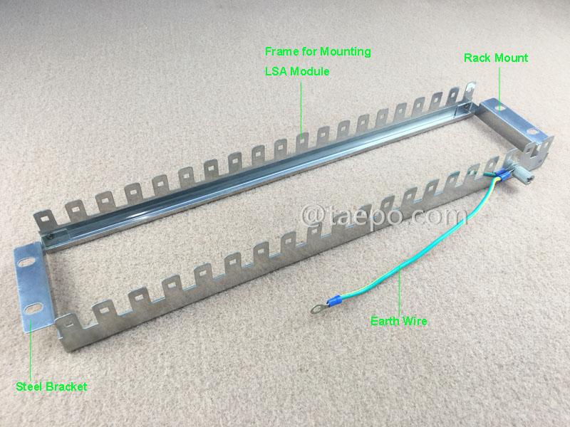 Illustration für 10-Paar LSA Rack-Montagerahmen, 20 Wege, Edelstahl