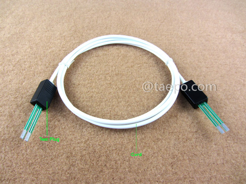 Abbildung für 4-poliges CN-Verbindungskabel, Prüfstecker zu Prüfstecker, 1,5 m