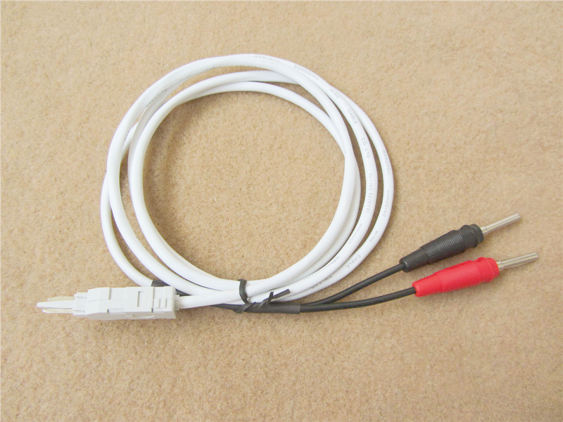 2-poliges Testkabel, LSA-Teststecker zu Bananenstecker, 1,5m