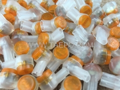UY2-Stoßverbinder, 2-adrig, Leiter 0,4–0,9 mm, maximale Isolierung 2,08 mm, Doppelkontakte, mit Gel gefüllt