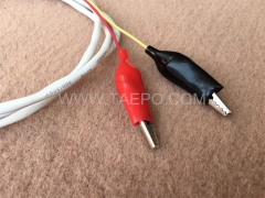 BRCP-Verbindungskabel, 2-polig, Prüfstecker zu Krokodilklemme, 1,5 m