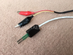 BRCP-Verbindungskabel, 2-polig, Prüfstecker zu Krokodilklemme, 1,5 m