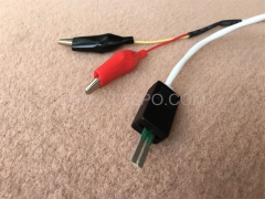 2-poliges NT-Verbindungskabel, Prüfstecker zu Krokodilklemme, 1,5 m