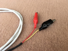 2-poliges NT-Verbindungskabel, Prüfstecker zu Krokodilklemme, 1,5 m