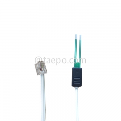 2-poliges SM-Prüfkabel, mit Prüfstecker auf 6P2C Modularstecker für MDF-Abschaltblock 71 #TP-1401-100, 1,5 m