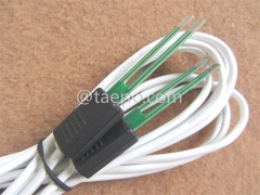 4-poliges SM-Anschlusskabel mit Prüfstecker zu Prüfstecker für MDF-Trennblock 71 #TP-1401-100, 1,5 m
