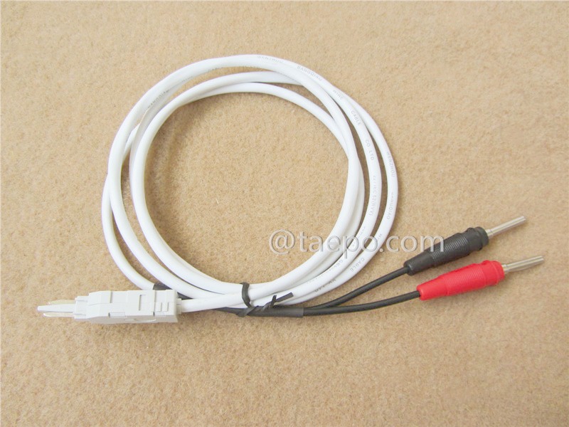 2-poliges Prüfleitungskabel, LSA-Prüfstecker zu Bananenstecker, 1,5 m