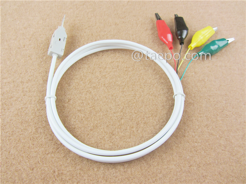 4-poliges Testkabel, LSA-Teststecker auf Krokodilklemme, 1,5 m