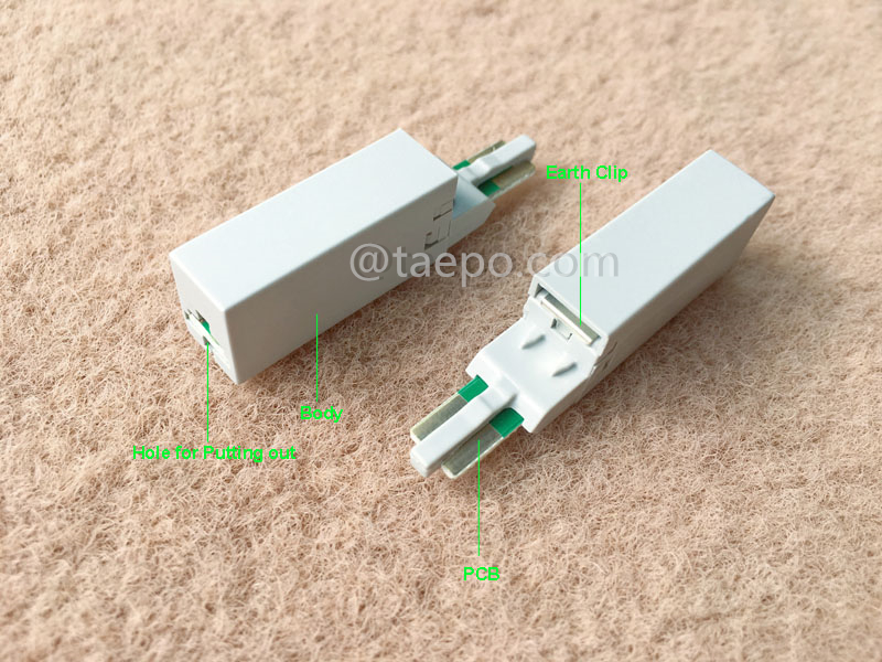 Illustrationsbilder für 1 Paar MDF-Schutzvorrichtung für LSA-Modul