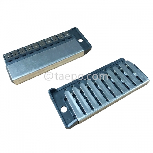 Überspannungsschutzmagazin für 5 Paare für MDF-Trennblock 71 #TP-1401-100 mit 2-poligem GDT-Überspannungsableiter