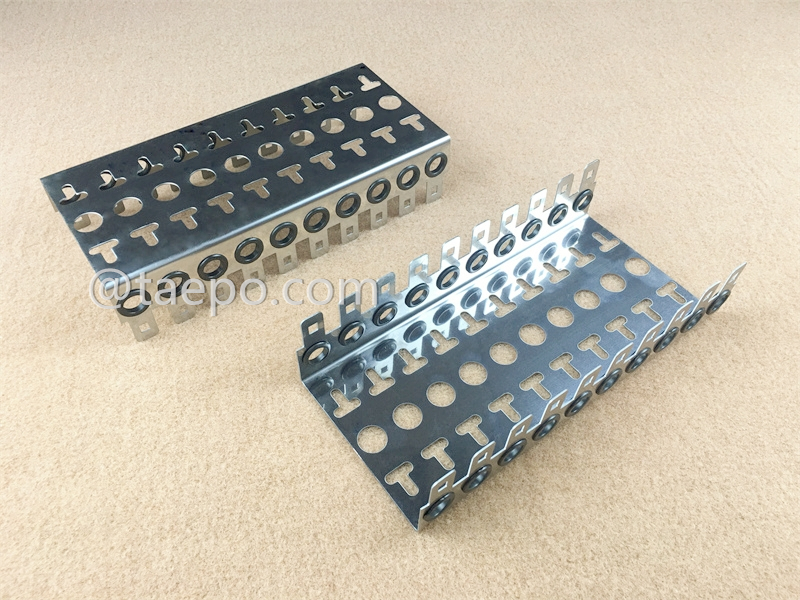 10-Paar LSA-Rückmontagerahmen, 10-fach