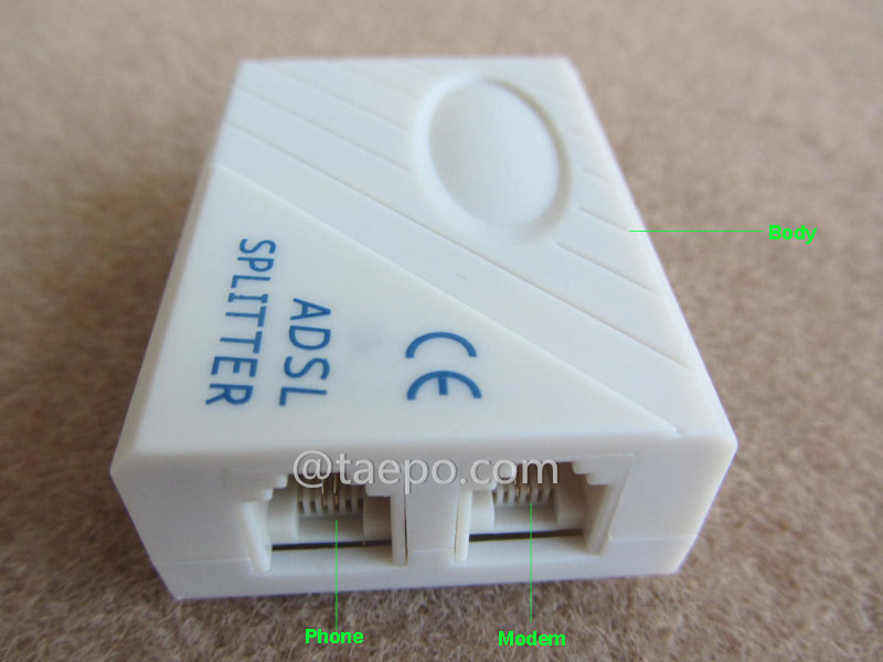 Illustrationsbilder für CPE ADSL Splitter