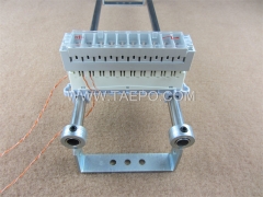 10-Paar 3-polige Überspannungsschutzmagazin für LSA Hochbandmodul #TP-1205-10P, ohne GDT-Ableiter