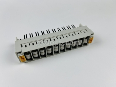 10 Paare 3-poliges Überspannungsschutzmagazin für LSA Highband-Modul #TP-1205-10P, mit GDT-Überspannungsableiter