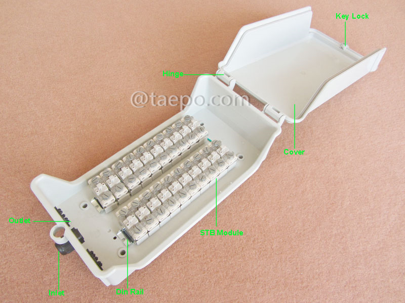 Illustrationsbilder für Außendistributionspunktbox für 20 Paare für STB-Modul