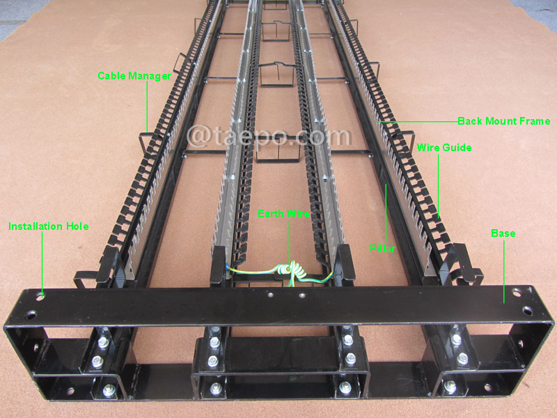Illustrationsbilder für Innen 1400 Paare Zwischenverteilerrahmen (IDF) für LSA-Modul