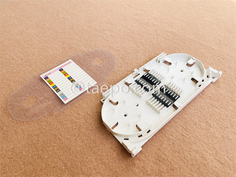 Glasfaser-Spleißtray, 24 Fasern, 225×117×17 mm