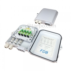 Glasfaser-Verteilbox (FDB), außen, SC, 8 Fasern, Kunststoffgehäuse