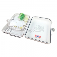 Glasfaser-Verteilerbox (FDB), für den Außenbereich, SC, 16 Fasern, Kunststoffgehäuse