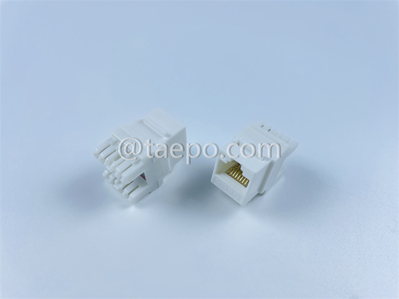 Keystone Jack, CAT6, UTP, 8P8C, 180 Grad, AP-Stil