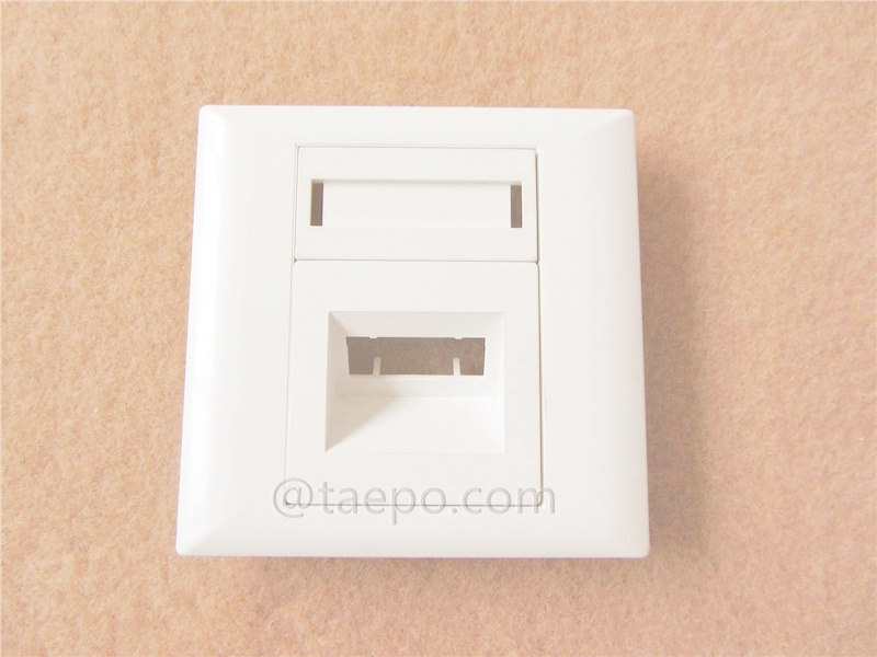 Glasfaserfrontplatte, Duplex, SC, 86x86mm