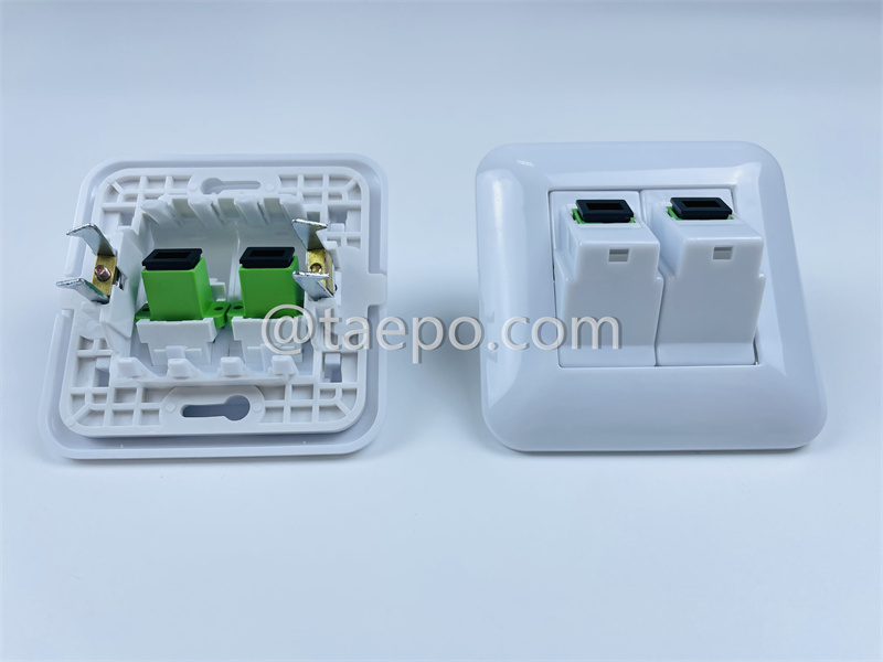 Glasfaser-Auslass SC/APC Duplex