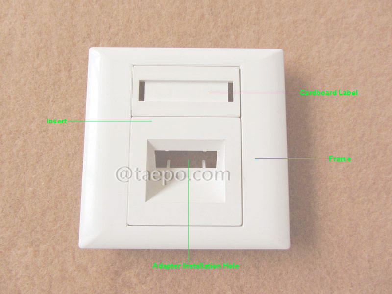 Illustrationsbilder der Glasfaser-Abdeckplatte, Duplex, SC, 86x86mm