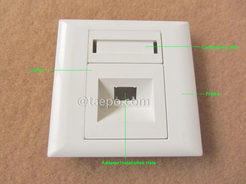 Illustrationsbilder für Glasfaserfrontplatte, Simplex, SC, 86x86mm