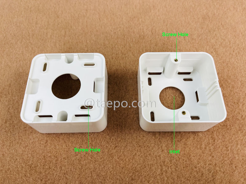 Illustrationsbilder für Backbox, 80x80x37mm