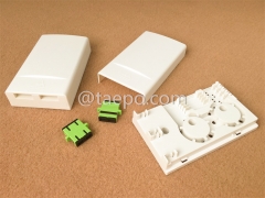 Glasfaser-Abschlussbox (FTB), Innenbereich, SC, 4 Fasern, Kunststoffgehäuse