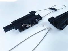 Ankerklammer, Kabeldurchmesser 4,5-9 mm, L260 mm, Stahl mit Nickelbeschichtung, 4 kN