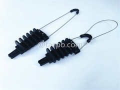 Ankerklammer, Kabeldurchmesser 4,5-9 mm, L260 mm, Stahl mit Nickelbeschichtung, 4 kN