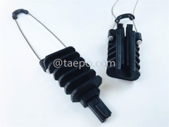 Ankerklammer, Kabeldurchmesser 4,5-9 mm, L260 mm, Stahl mit Nickelbeschichtung, 4 kN