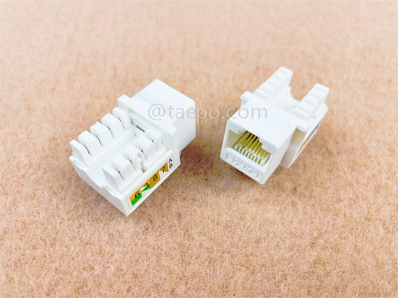 Keystone-Jack, CAT5E, UTP, 8P8C, 90 Grad, AP-Stil