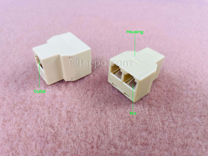 Illustrationsbilder für Duplex-Adapter, 6P4C