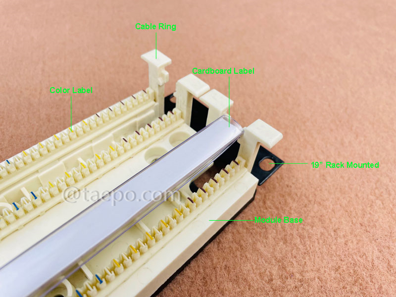 Illustrative Bilder des 200-Paar-110-Verkabelungs-Patchpanels für Kreuzanschlüsse