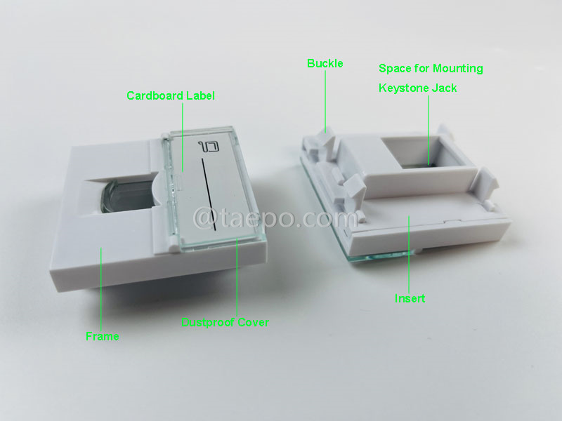 Illustrationsbilder für 1-Port-Einsatz, 45x45 mm, französischer Stil