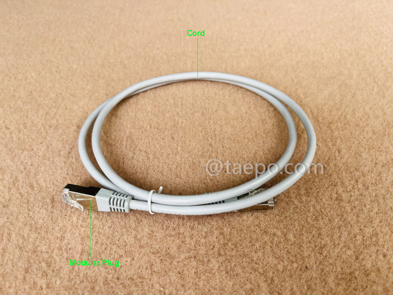 Illustrationsbilder für LAN Patchkabel, CAT5E, FTP, RJ45-RJ45, 1m