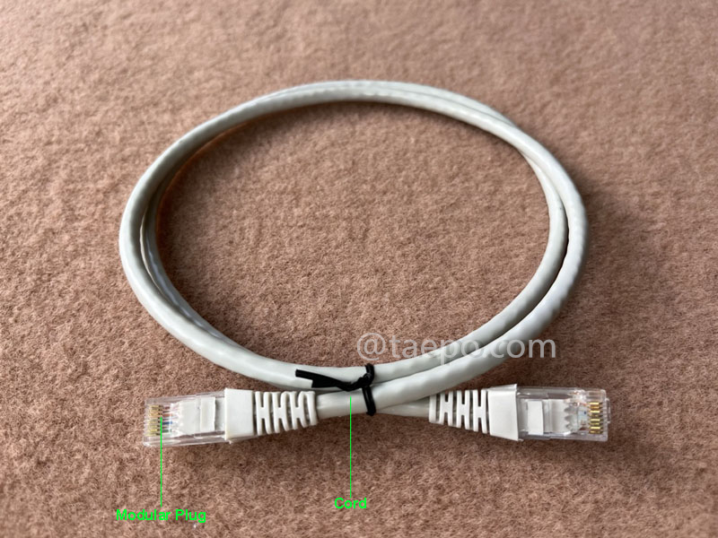 Illustrationsbilder für LAN Patchkabel, CAT6, UTP, RJ45-RJ45, 1m