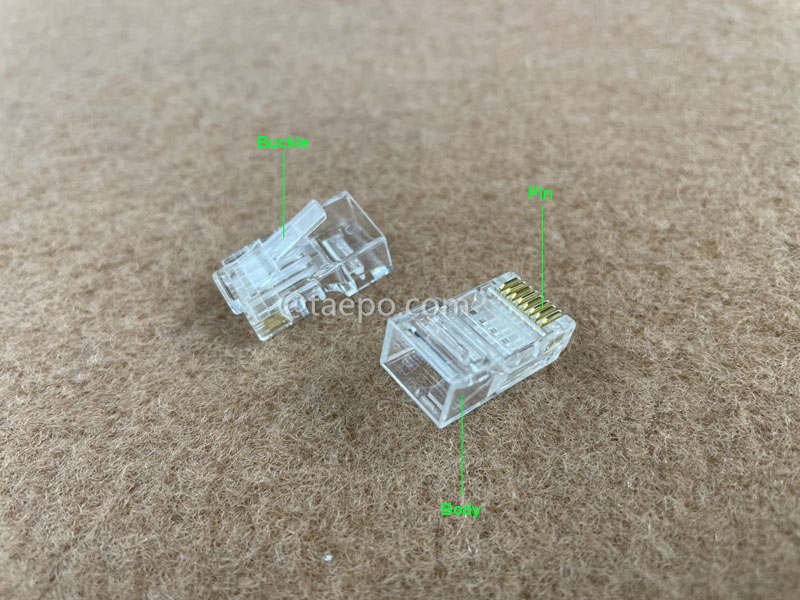 Illustrationsbilder für Modularer Stecker, CAT6A, RJ45, 8P8C, UTP