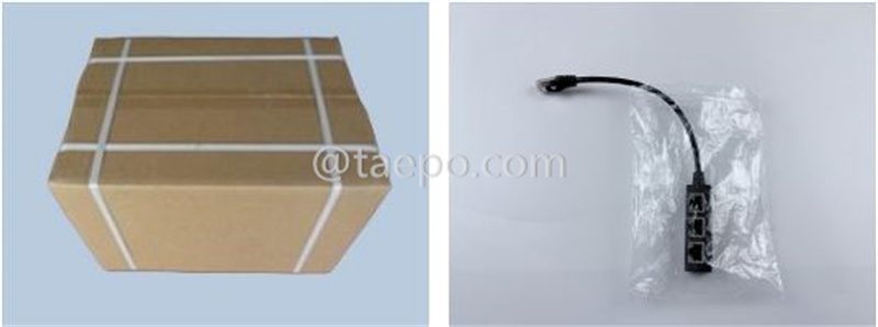 Verpackungsbilder für RJ45 Kuppler 3 Eingänge 1 Ausgang