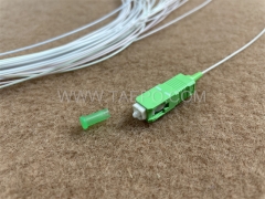 Lichtwellenleiter-Splitter, PLC, Stahlrohr, G657A, 1x32, 0,9 mm Loose Tube, 1 m, mit SC/APC-Stecker
